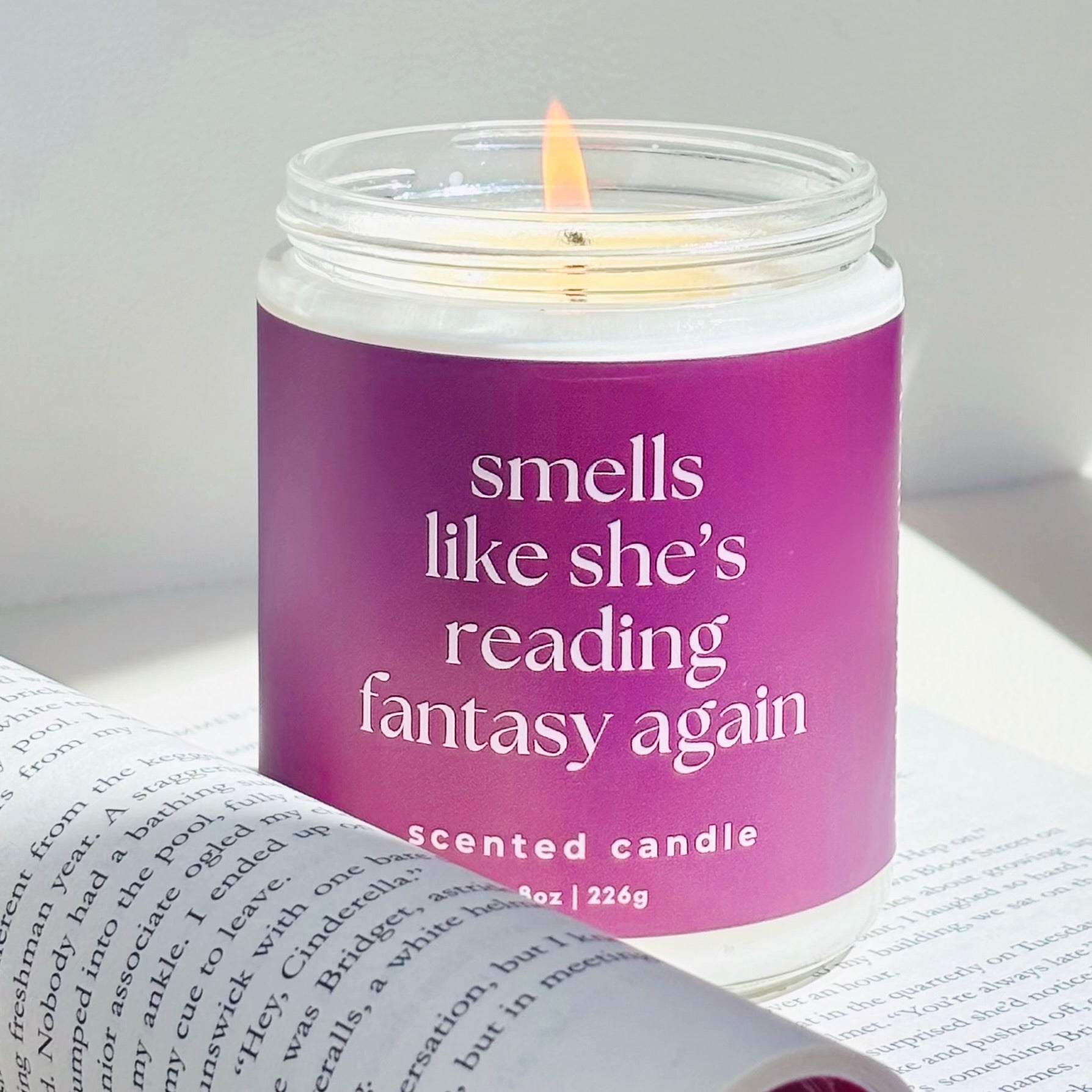 Smells like she's Reading Fantasy Again