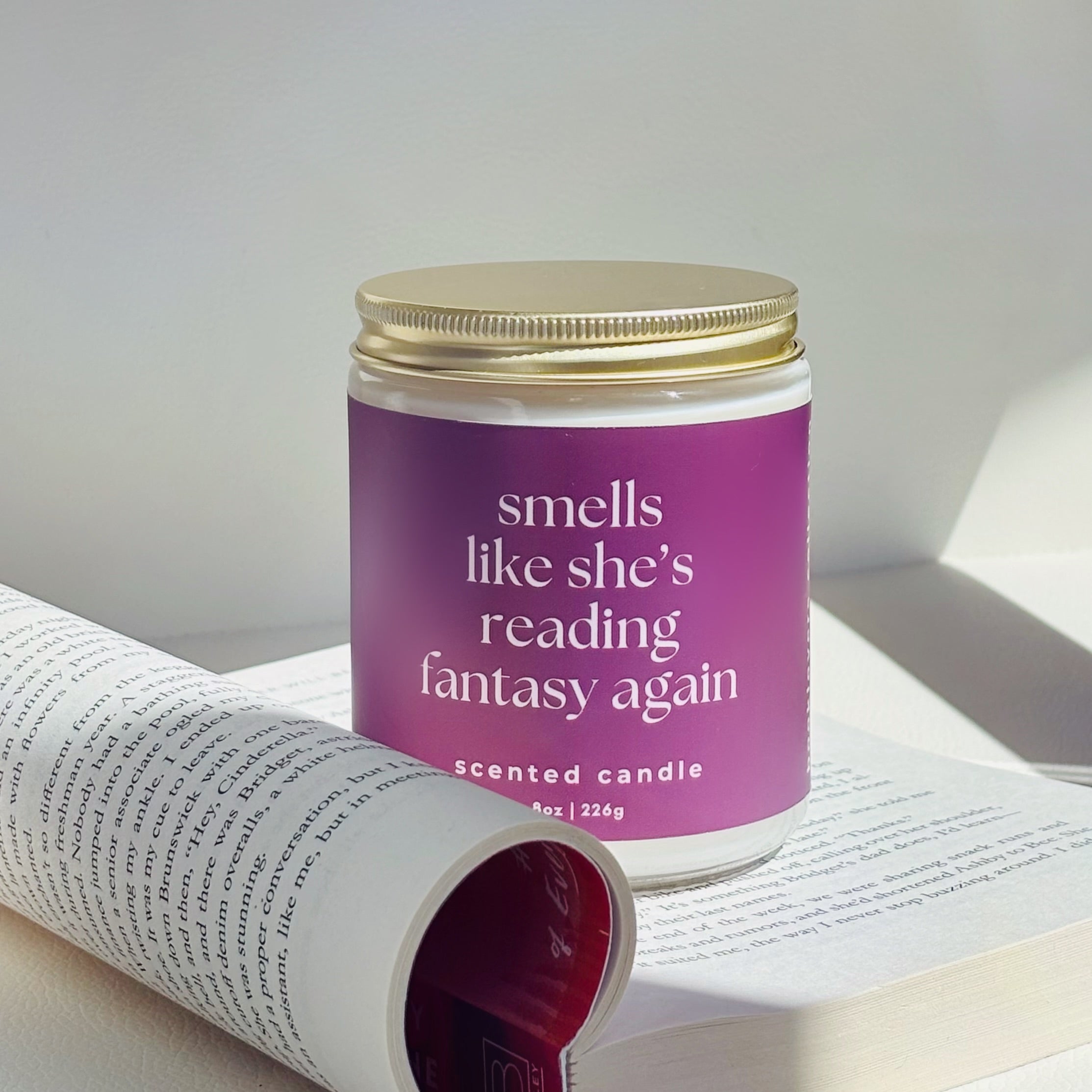 Smells like she's Reading Fantasy Again